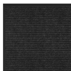 Коврик придверный 60&times;90 см, ЧЕРНЫЙ, влаго-грязезащитный, 450 г/<wbr/>м<sup>2</sup>, ребристый, PRIMILA (ПРИМИЛА) EXTRA, 701029
