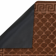 Коврик придверный 60&times;90 см, ВЕНГЕ, грязезащитный, 430 г/<wbr/>м<sup>2</sup>, фактурный рисунок ЧЕШУЙКИ, ЛЮБАША, 701062