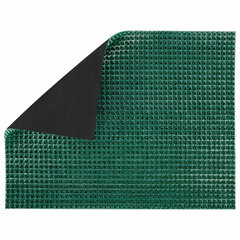 Коврик придверный 45&times;60 см, ЗЕЛЕНЫЙ пластиковый грязезащитный, толщина 10 мм, &laquo;ТРАВКА&raquo;, PRIMILA (ПРИМИЛА), 701065