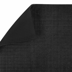 Коврик ДОРОЖКА 0,9&times;10 м, &laquo;ТРАВКА&raquo; ЧЕРНЫЙ пластиковый грязезащитный, щетина 10 мм, LAIMA EXPERT, 701070