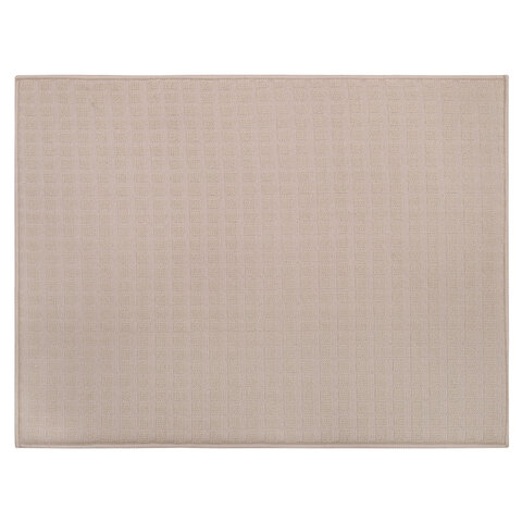 Коврик для сушки посуды из микрофибры, 38х50 см, вафельное плетение, БЕЖЕВЫЙ, 260 г/м2, BOOMHOUSE (БУМХАУС), 701142 - фото 4