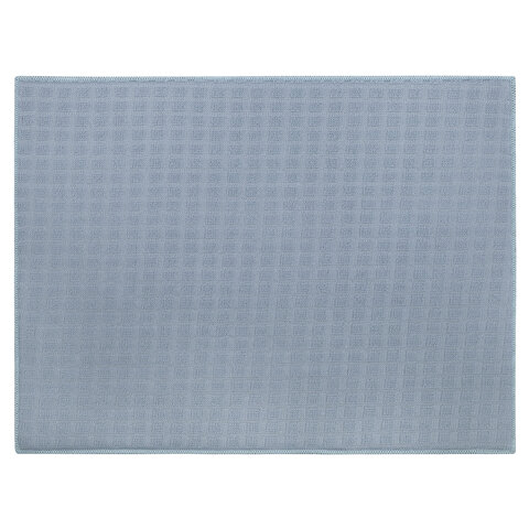 Коврик для сушки посуды из микрофибры, 38х50 см, вафельное плетение, СЕРЫЙ, 260 г/м2, BOOMHOUSE (БУМХАУС), 701143 - фото 4