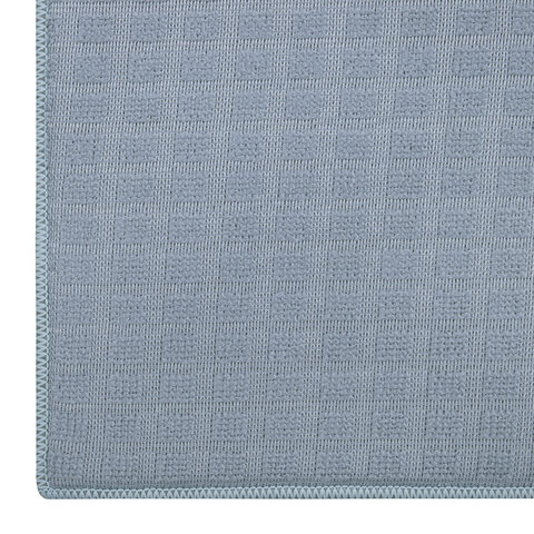 Коврик для сушки посуды из микрофибры, 38х50 см, вафельное плетение, СЕРЫЙ, 260 г/м2, BOOMHOUSE (БУМХАУС), 701143 - фото 5