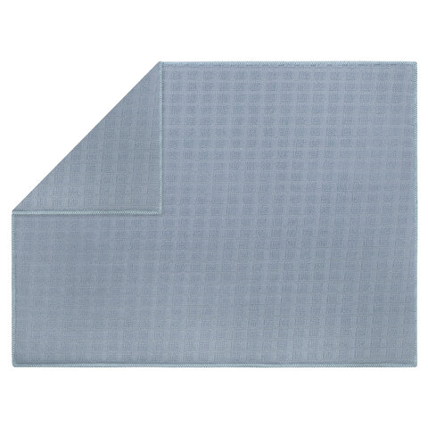 Коврик для сушки посуды из микрофибры, 38х50 см, вафельное плетение, СЕРЫЙ, 260 г/м2, BOOMHOUSE (БУМХАУС), 701143 - фото 7