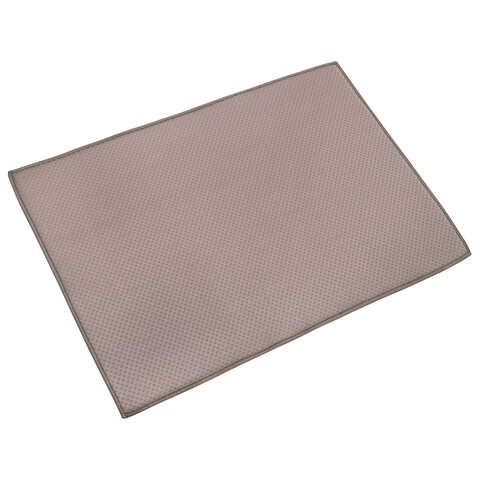 Коврик для сушки посуды из микрофибры, 38х50 см, "КЛЕТКА", сетка, КОРИЧНЕВЫЙ, 300 г/м2, BOOMHOUSE (БУМХАУС), 701144 - фото 8