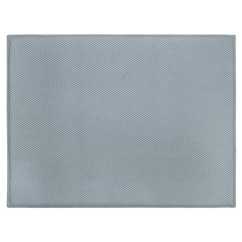 Коврик для сушки посуды из микрофибры, 38х50 см, "КЛЕТКА", сетка, СЕРЫЙ, 300 г/м2, BOOMHOUSE (БУМХАУС), 701145 - фото 5