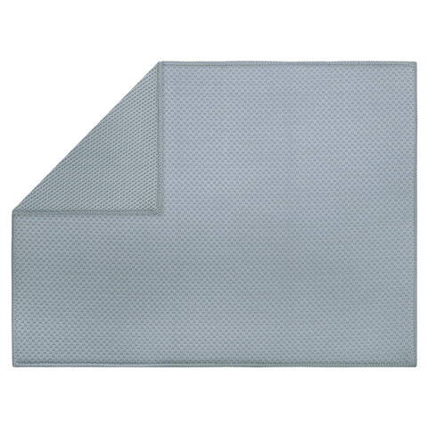 Коврик для сушки посуды из микрофибры, 38х50 см, "КЛЕТКА", сетка, СЕРЫЙ, 300 г/м2, BOOMHOUSE (БУМХАУС), 701145 - фото 9