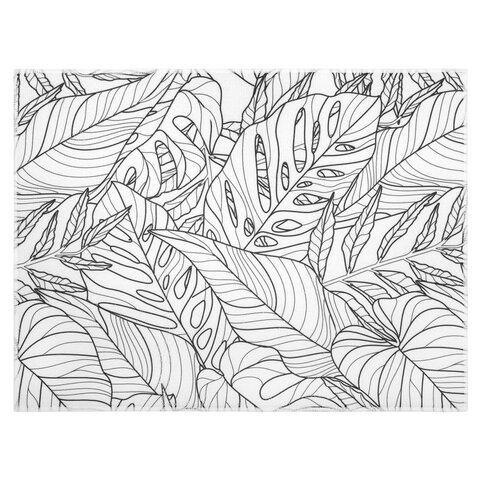 Коврик для сушки посуды из микрофибры, 38х50 см, "ТРОПИКИ", 300 г/м2, BOOMHOUSE (БУМХАУС), 701147 - фото 4