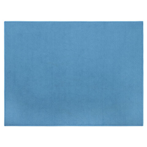 Коврик для сушки посуды из микрофибры, 38х50 см, тиснение, "ПОСУДА", СИНИЙ, 400 г/м2, BOOMHOUSE (БУМХАУС), 701148 - фото 5