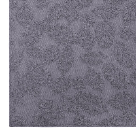 Коврик для сушки посуды из микрофибры, 38х50 см, жаккард, "ЛИСТОПАД", СЕРЫЙ, 320 г/м2, BOOMHOUSE (БУМХАУС), 701150 - фото 6