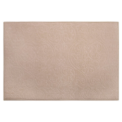 Коврик для сушки посуды из микрофибры, 31х47 см, тиснение "ОРНАМЕНТ" БЕЖЕВЫЙ, 330 г/м2, BOOMHOUSE (БУМХАУС), 701152 - фото 4