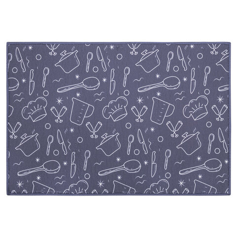 Коврик для сушки посуды из микрофибры, 31х47 см, "КУХНЯ", 440 г/м2, BOOMHOUSE (БУМХАУС), 701154 - фото 4