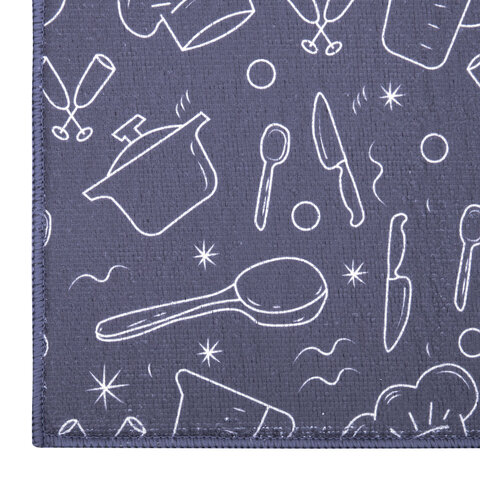 Коврик для сушки посуды из микрофибры, 31х47 см, "КУХНЯ", 440 г/м2, BOOMHOUSE (БУМХАУС), 701154 - фото 6