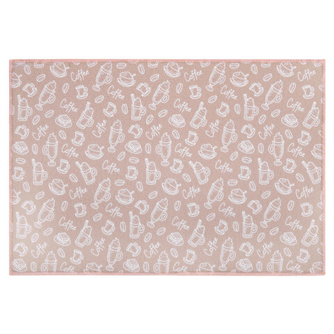 Коврик для сушки посуды из микрофибры, 31х47 см, "КОФЕ", 440 г/м2, BOOMHOUSE (БУМХАУС), 701155 - фото 4