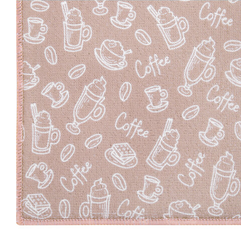 Коврик для сушки посуды из микрофибры, 31х47 см, "КОФЕ", 440 г/м2, BOOMHOUSE (БУМХАУС), 701155 - фото 6