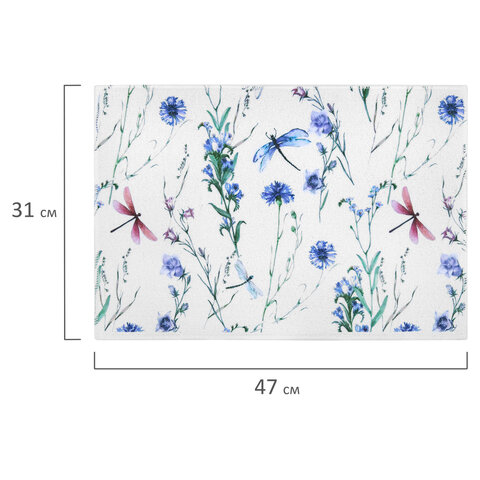 Коврик для сушки посуды из микрофибры, 31х47 см, "ЛУГОВЫЕ ЦВЕТЫ", 440 г/м2, BOOMHOUSE (БУМХАУС), 701156 - фото 10