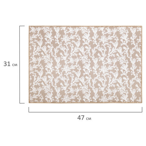 Коврик для сушки посуды из микрофибры, 31х47 см, "КОРАЛЛЫ", 440 г/м2, BOOMHOUSE (БУМХАУС), 701158 - фото 10