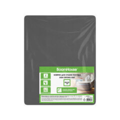 Коврик для сушки посуды NANO 40&times;50 см, ГРАФИТ влаговпитывающий, нескользящий, BOOMHOUSE (БумХаус), 701162