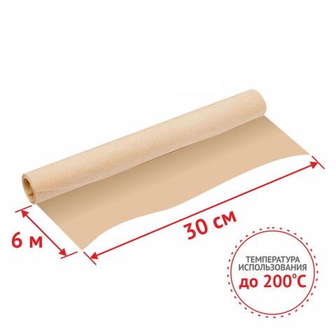 Бумага кулинарная в пленке, 30 см х 6 м, GRIFON, 101-303 - фото 4