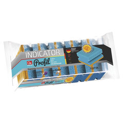 Губки для посуды 95х65х45 мм, КОМПЛЕКТ 5 шт., поролон/абразив, ПРОФИЛЬНЫЕ, ИНДИКАТОР ЗАМЕНЫ, GRIFON