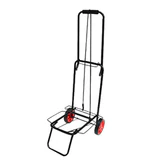 Тележка хозяйственная складная без сумки 98x35x44 см, черная, стальная, колеса диаметром 14 см, BOOMHOUSE (БУМХАУС), 701400
