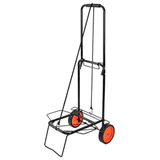 Тележка хозяйственная складная без сумки 98x35x44 см, черная, стальная, колеса диаметром 14 см, BOOMHOUSE (БУМХАУС), 701400
