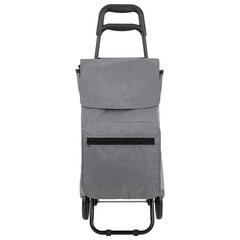Сумка-тележка хозяйственная 92&times;35&times;28 см, объем 34 л, до 30 кг, Оксфорд 300D, серая, BOOMHOUSE (БУМХАУС), 701416