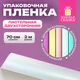 Пленка упаковочная подарочная ПАСТЕЛЬНАЯ (1 шт.), 70х200 см, цвет ассорти, ЗОЛОТАЯ СКАЗКА, 701419