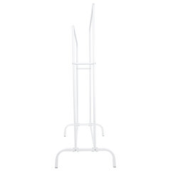 Вешалка для плечиков двухъярусная BOOMHOUSE (БУМХАУС) GR-002 (В1500xШ1100xГ550 мм), металл, белая, 701437