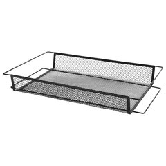 Этажерка (тележка) BOOMHOUSE (БУМХАУС) RC-003 3 яруса, на колесах, В62,5хШ42,5хГ25,5 см, металл, черная, 701455