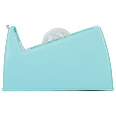 Диспенсер для клейкой ленты шириной до 26 мм, МЯТНЫЙ (лента в подарок!), утяжеленный большой, BRAUBERG, 701461