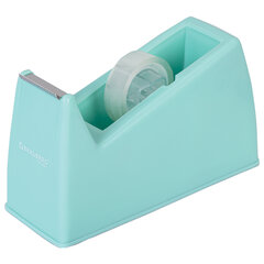 Изображение товара Диспенсер для клейкой ленты BRAUBERG 26 мм настольный mятный с лентой в подарок
