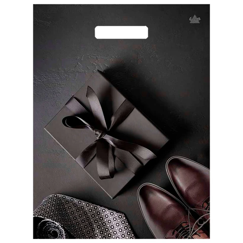 Пакет с вырубной ручкой ПВД ламинированный, 40х31 см, "Писк моды", 60 мкм, н00292238 - фото 2