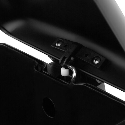 Ведро мусорное с педалью 6л, крышка с доводчиком, черное матовое, металл, LAIMA ULTRA, 701564