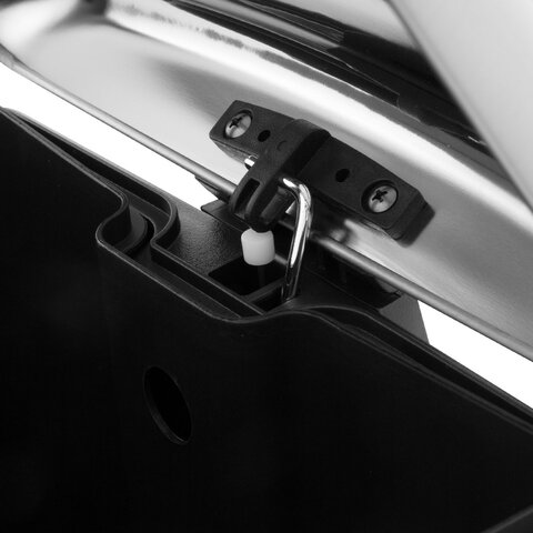 Ведро мусорное с педалью 12л, крышка с доводчиком, стальное, БЕЗ ОТПЕЧАТКОВ, LAIMA ULTRA, 701568