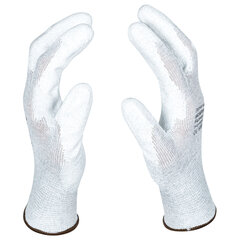 Перчатки антистатические SCAFFA &laquo;Antistat&raquo;, карбоновая нить, полиуретановое покрытие, размер 9, L (большой)