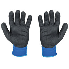 Перчатки нейлоновые SCAFFA &laquo;Механик&raquo;, нитриловое покрытие песочной структуры (облив), размер 10, XL (очень большой)