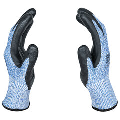 Перчатки нейлоновые SCAFFA &laquo;Рубеж Нит С&raquo;, HPPE защита от порезов, нитриловое покрытие, размер 11, XXL (экстра большой)