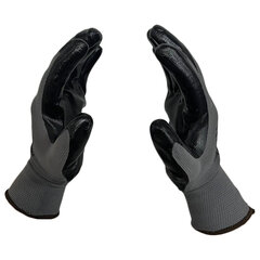 Перчатки нейлоновые SCAFFA &laquo;Старт&raquo;, нитриловое покрытие (облив), размер 10, XL (очень большой)