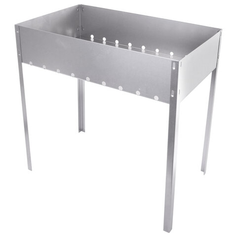 Мангал сборный размер 500х300х500 мм, сталь, в коробке, 701727