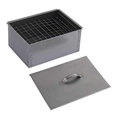 Коптильня двухъярусная металлическая, размер 350х260х160 мм, в гофрокоробе, 701730