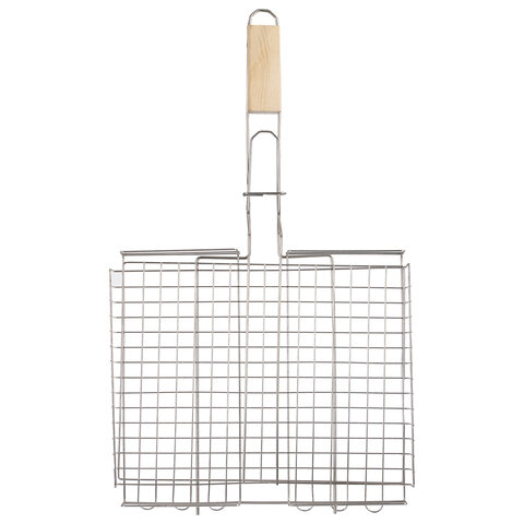 Решетка-гриль ГЛУБОКАЯ универсальная, размер 320х260 мм, глубина 50 мм, никелированное покрытие, РГК3НЭ - фото 3