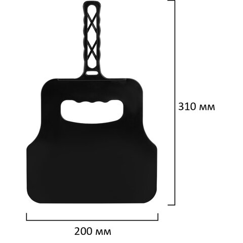 Веер-опахало для розжига угля с ручкой, размер 310х200 мм, пластик, 701751