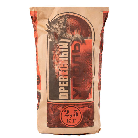 Уголь древесный 2,5 кг, 701762