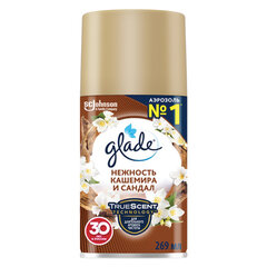 Сменный баллон 269 мл, GLADE "Нежность кашемира и сандал" для автоматических освежителей