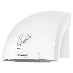 Сушилка для рук SONNEN HSD-A905, 1200 Вт, 30 м/<wbr/>с, IPX1, пластик, белая, 701868