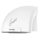 Сушилка для рук SONNEN HSD-A905, 1200 Вт, 30 м/с, IPX1, пластик, белая, 701868