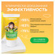 Зубная паста детская 50 г, SYNERGETIC, клубничка и банан, от 3 до 6 лет (желтая), 201009