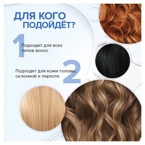 Шампунь-бальзам 400мл SYNERGETIC HAIR THERAPY "Против перхоти 2 в 1", мята и лайм, ш/к 55271
