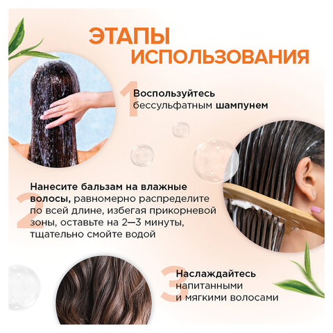 Бальзам для волос 400мл SYNERGETIC "Максимальное питание и восстановление", натуральный, ш/к 55066